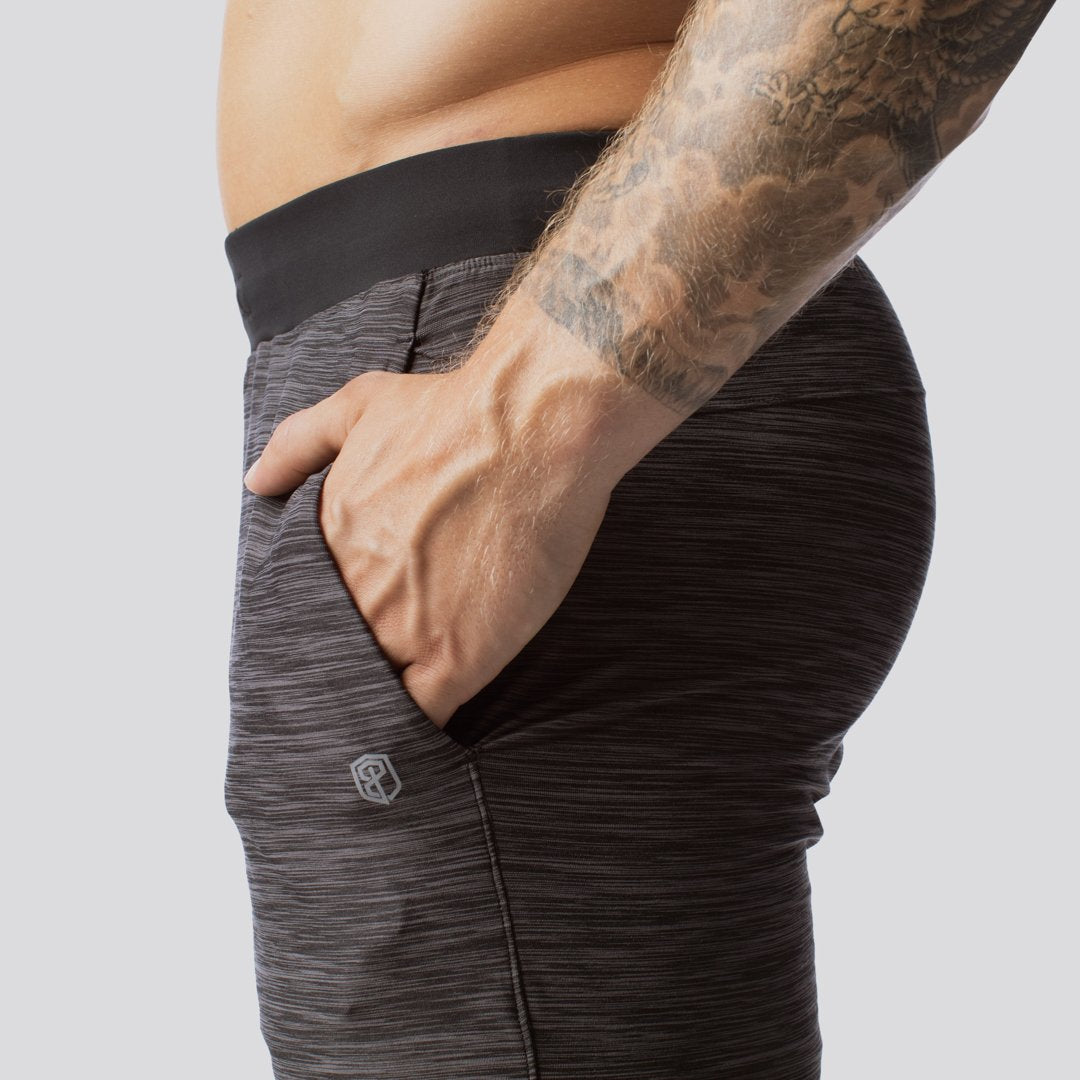 Men's Lounge Short (Heather Black)