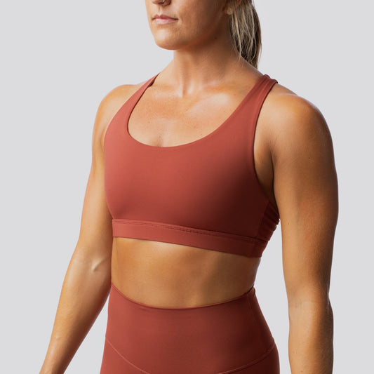 Your Essential Sports Bra (Brick Red)
