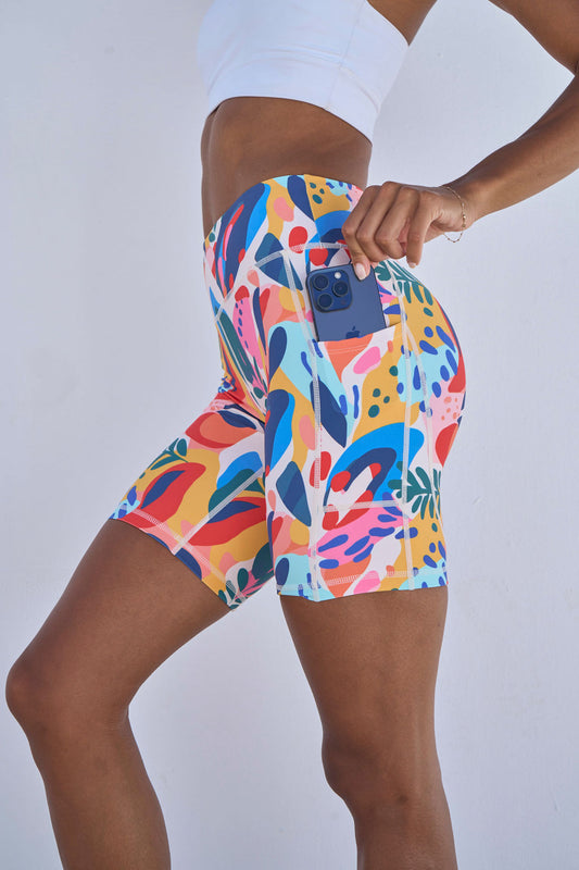 VOXY Biker 8” Short (Abstract)