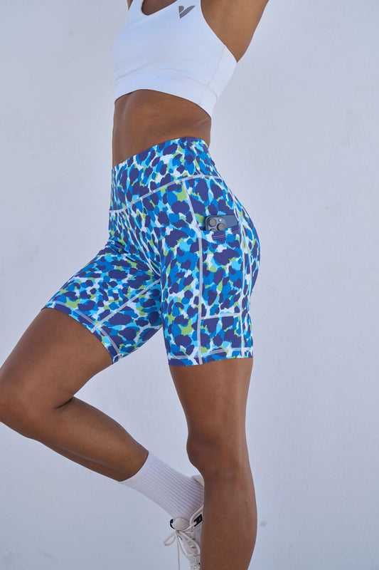 VOXY Biker 8" Short (Blue Wild)