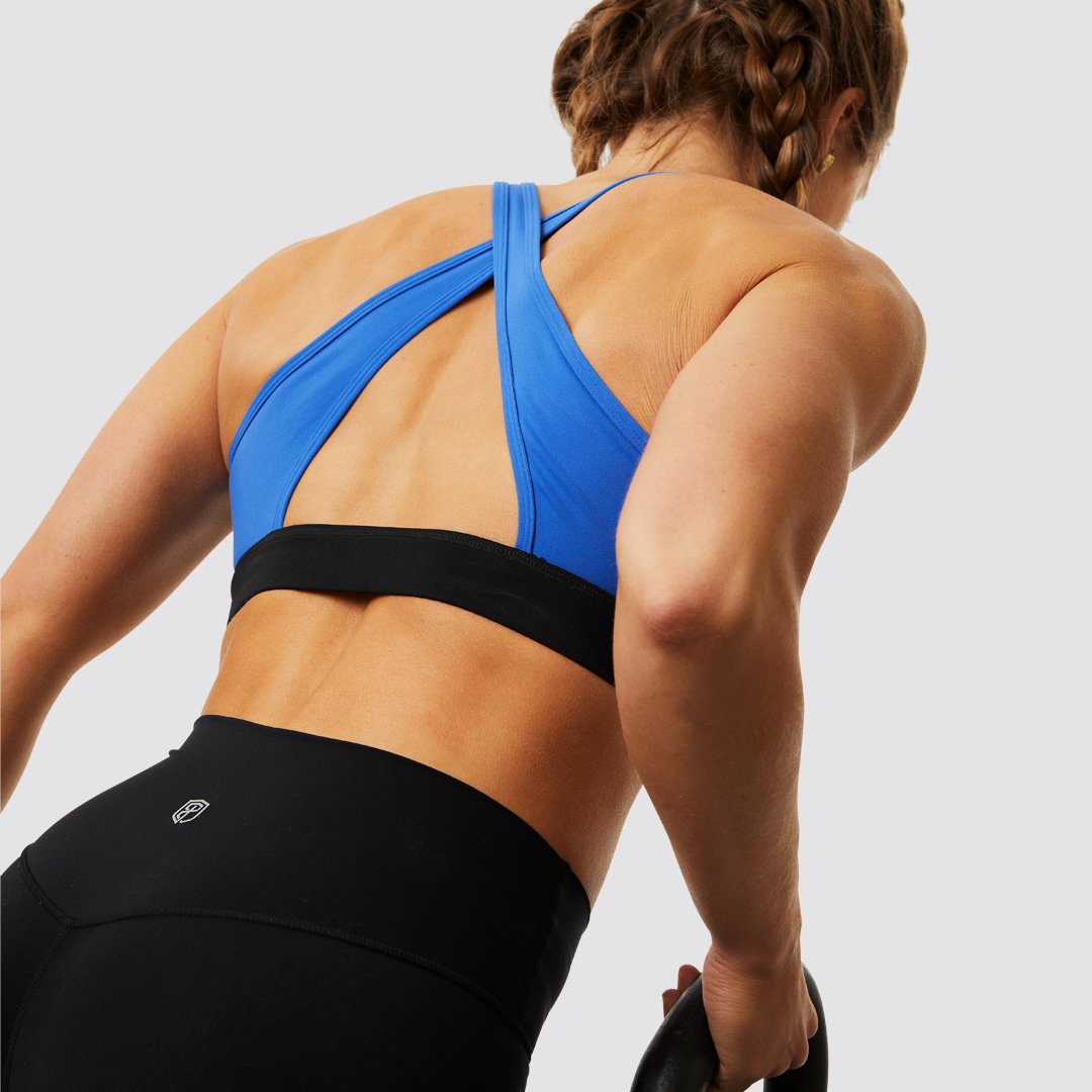 Movement Sports Bra (Royal Blue/Black)