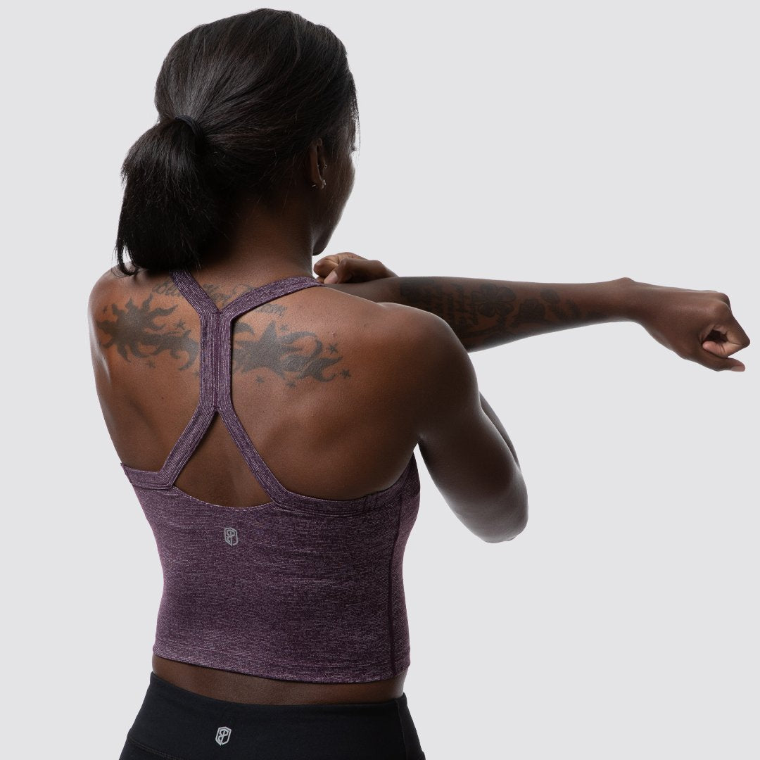 Your New Favorite Sports Bra (Heather Plum)