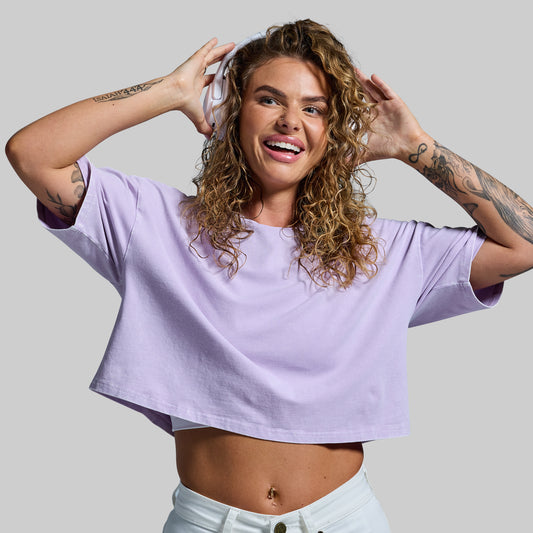 Training Crop Tee 2.0 (Washed Orchid)