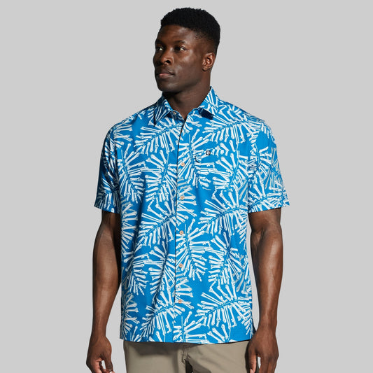 Voyager Button Up (Seaport Bone Palm)