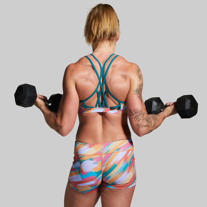 Warrior Sports Bra (Brushstroke)