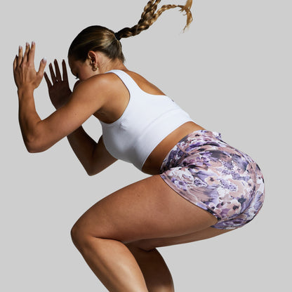 New Heights Booty Short (Mauve Floral)