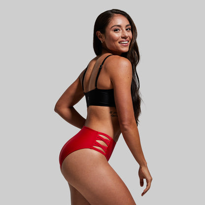 Sandbar Bikini Bottom (Bright Red)