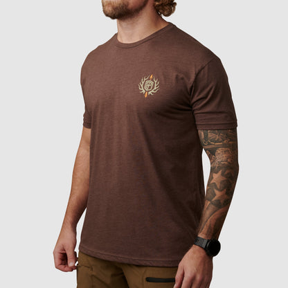 Outdoor Emblem T-Shirt (Chestnut)