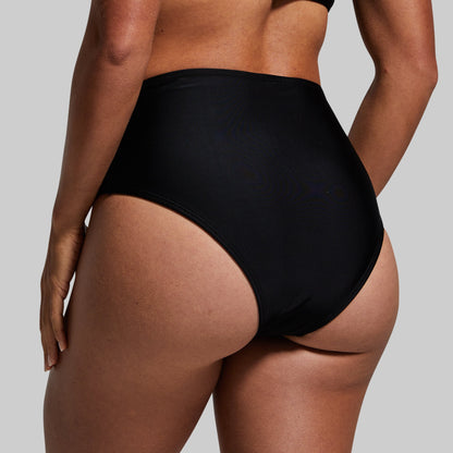 Tropics Bikini Bottom (Black/White/Tahiti Blue)