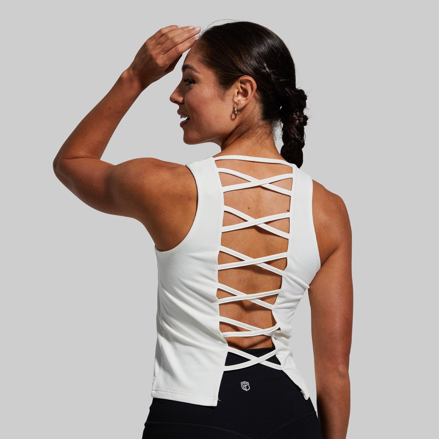 String Me Along Crop Top 2.0 (White)