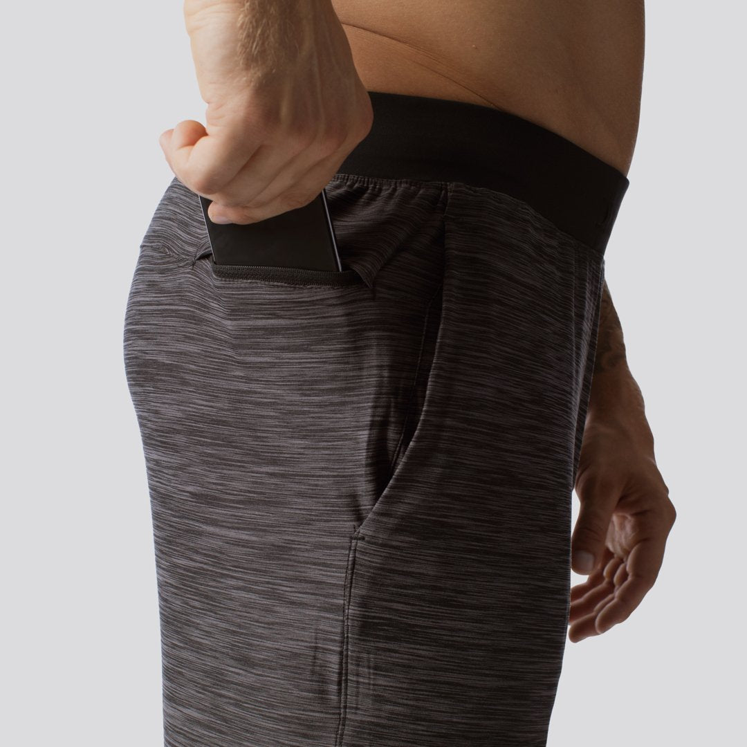 Men's Lounge Short (Heather Black)