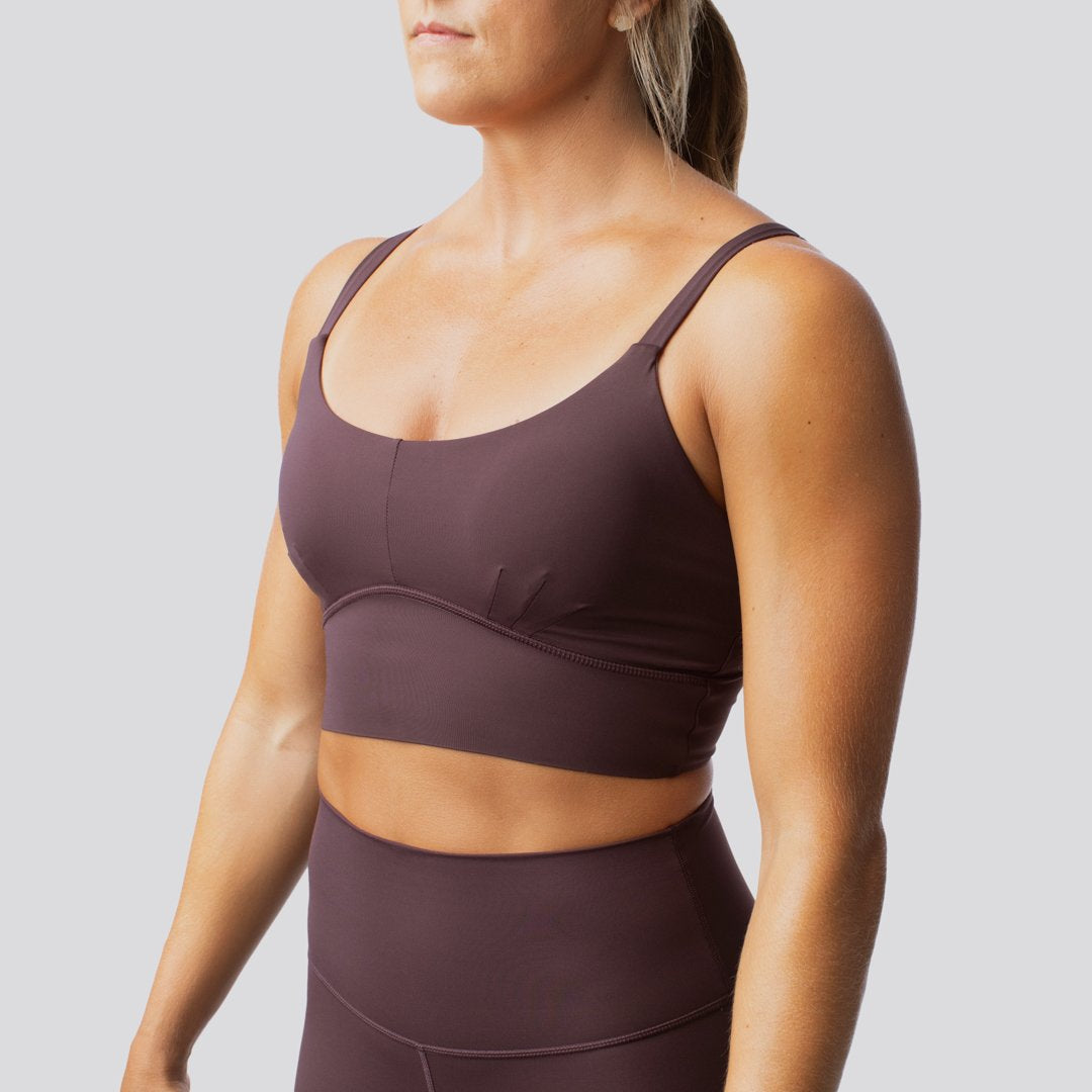 Your Go to Sports Bra (Deep Plum)