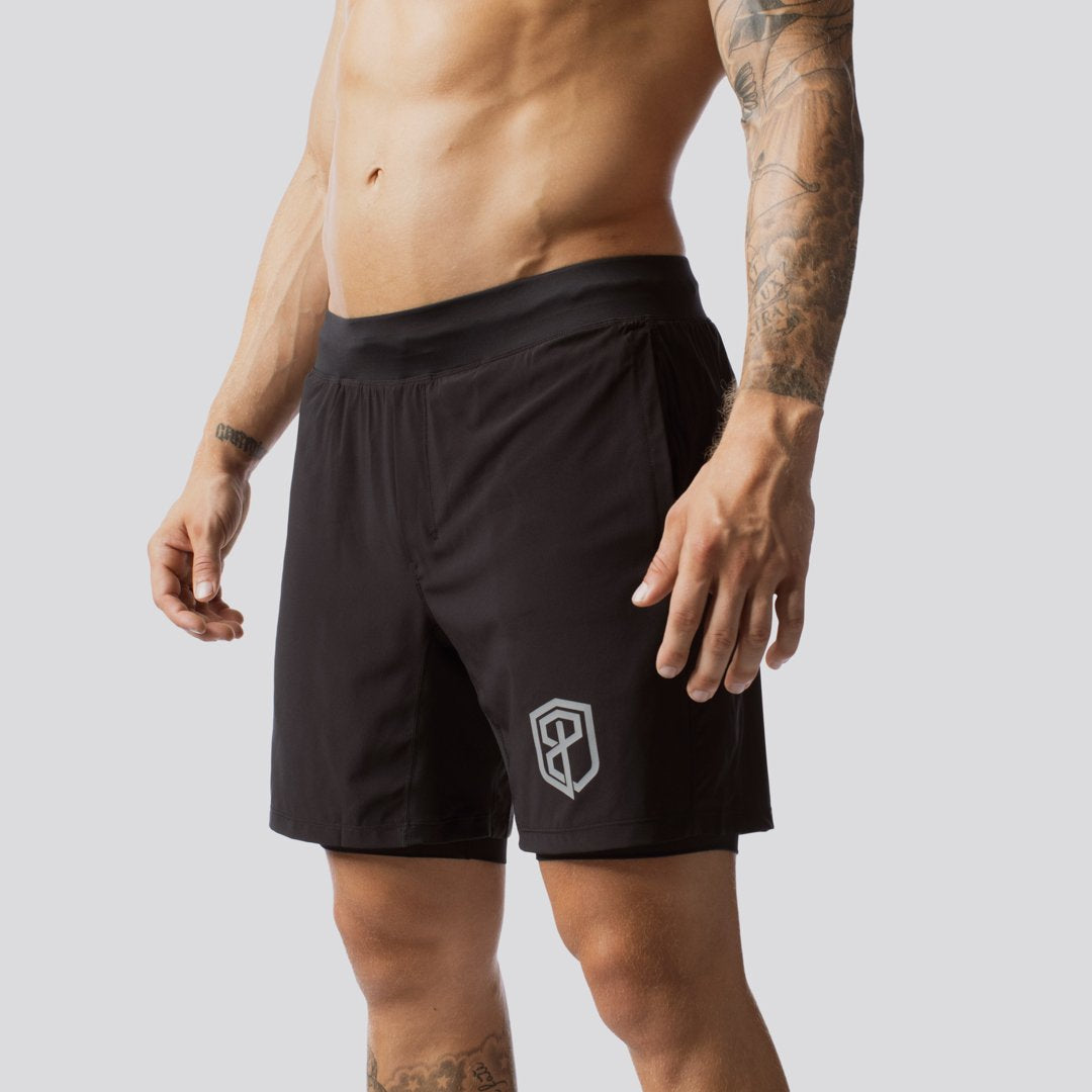 Versatile Short w/ Compression 7" (Black)