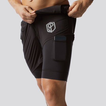 Versatile Short w/ Compression 7" (Black)
