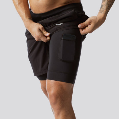 Versatile Short w/ Compression 7" (Black)