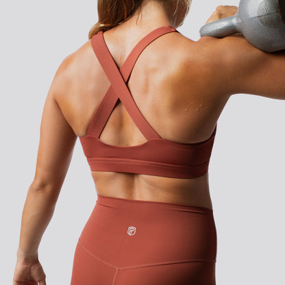 Your Essential Sports Bra (Brick Red)