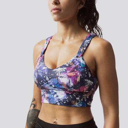 Milk and Muscles Nursing Sports Bra (Garden Galaxy)