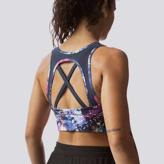 Milk and Muscles Nursing Sports Bra (Garden Galaxy)