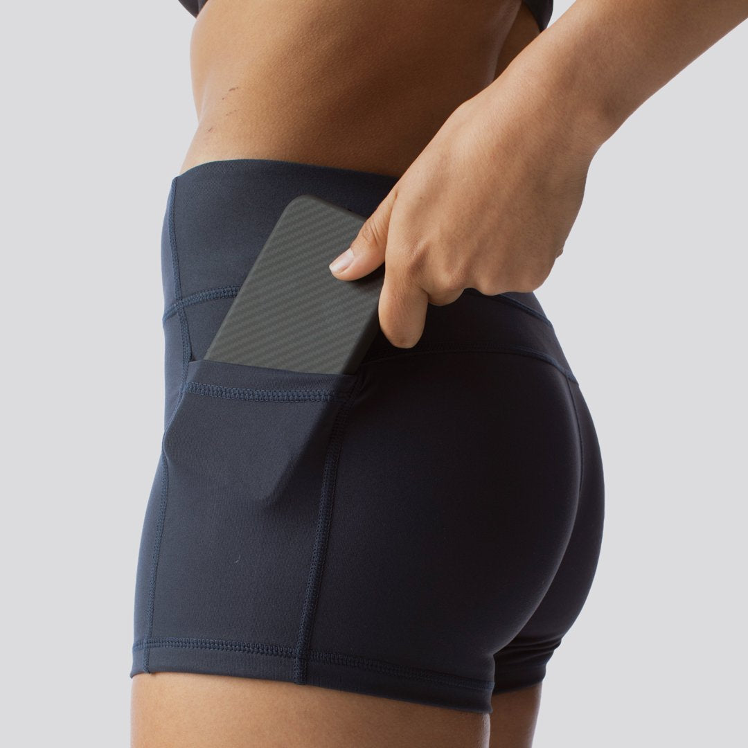 Rise & Grind Booty Short (Navy)