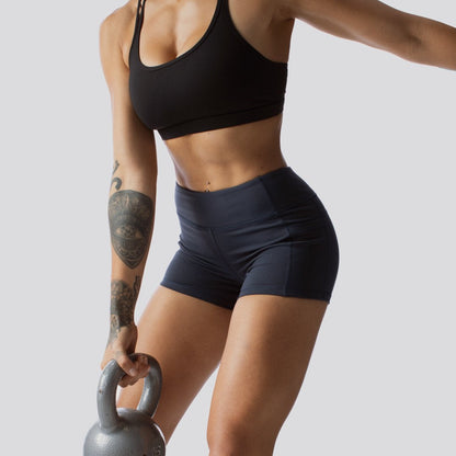 Rise & Grind Booty Short (Navy)