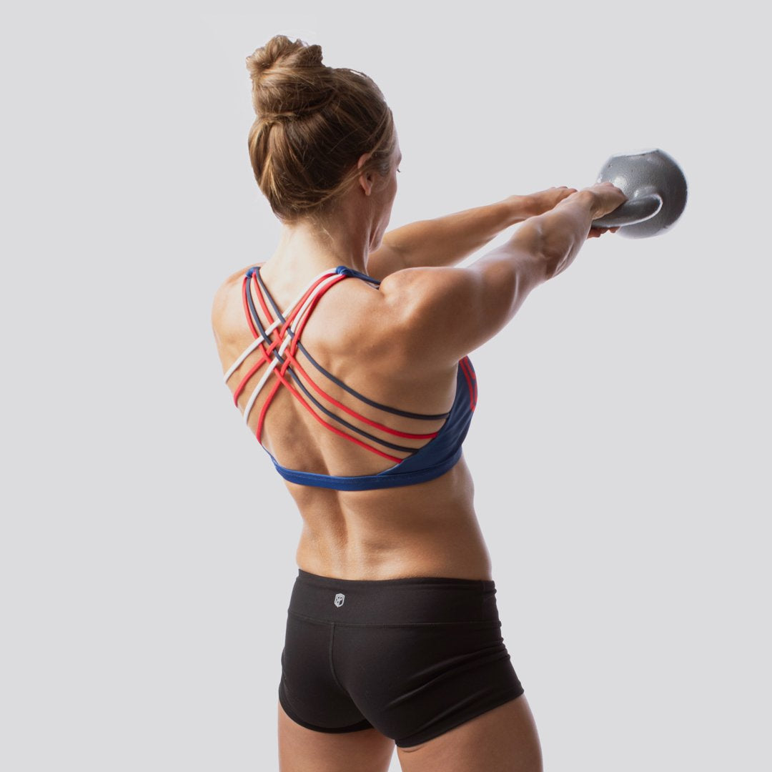 Vitality Sports Bra (Brand Strength-Navy)