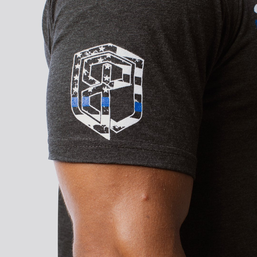 Valor Tee (Thin Blue Line)