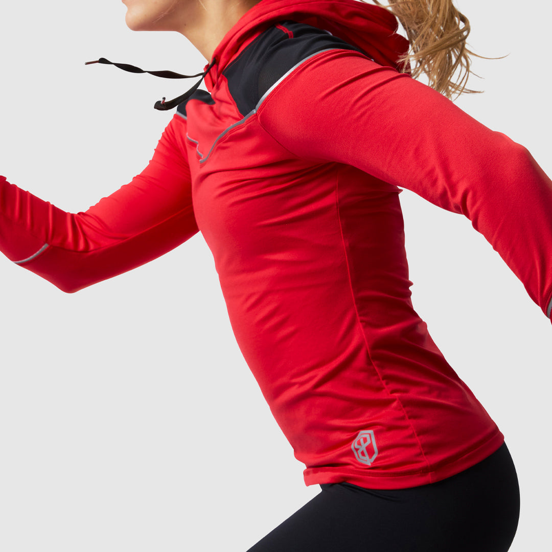 Quick Run Athleisure Hoodie (Lava)