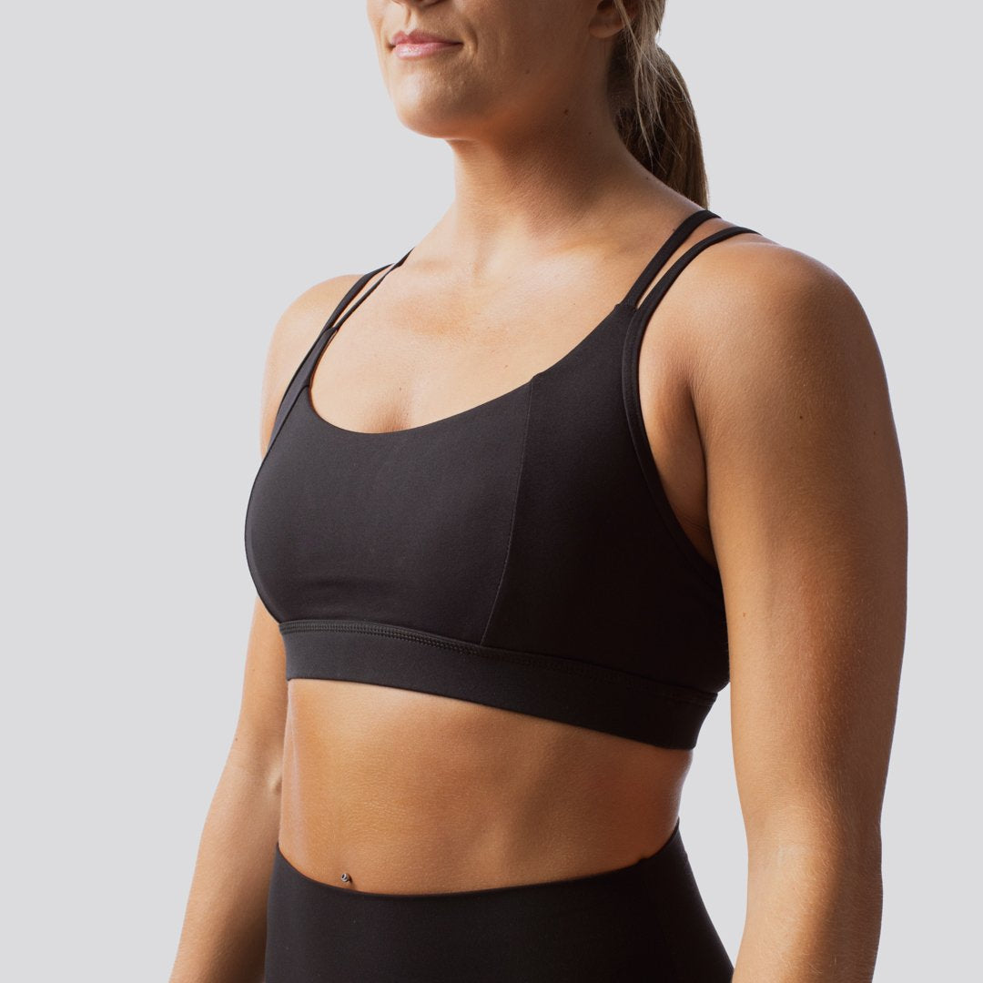 Lotus Sports Bra (Black)