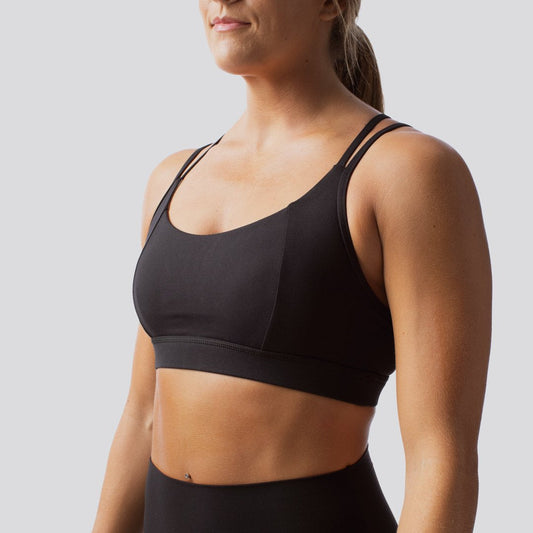 Lotus Sports Bra (Black)