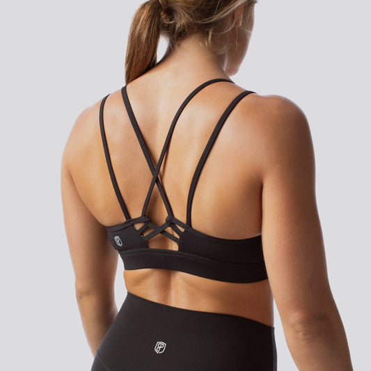 Lotus Sports Bra (Black)