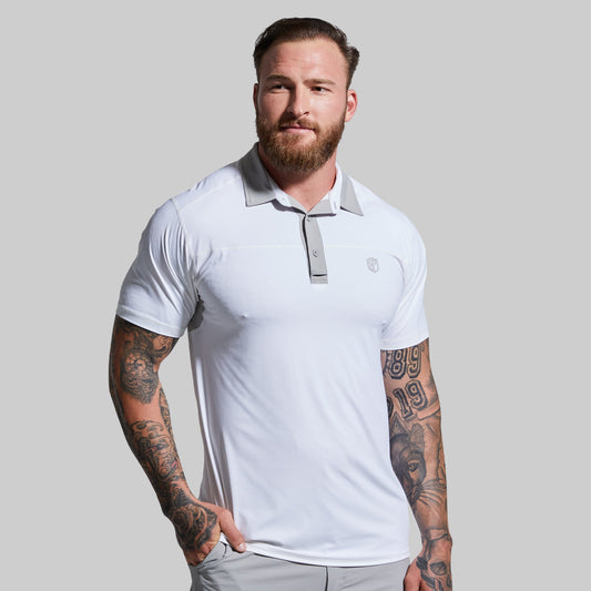 Men's Tek Polo (White)