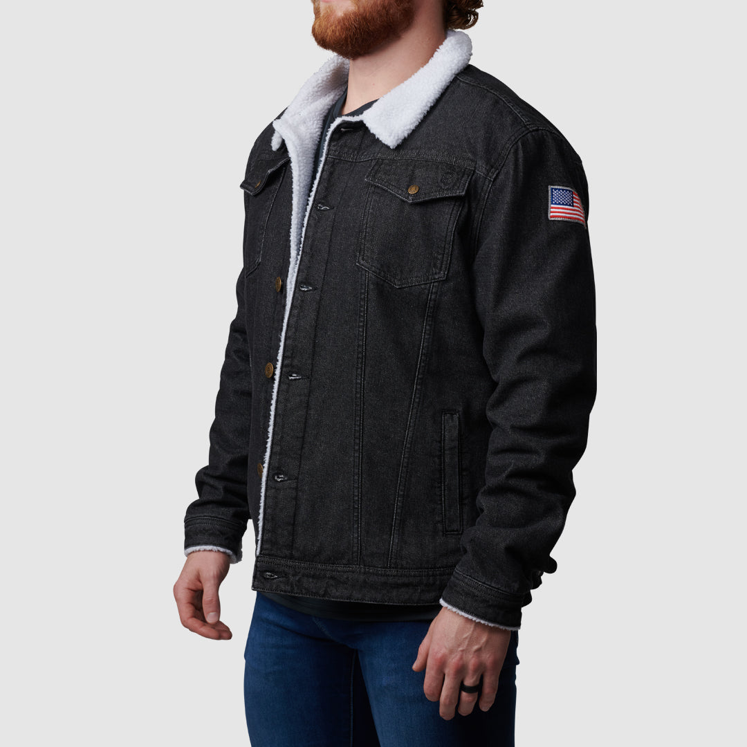 Men's Pioneer Jacket (Black Denim)