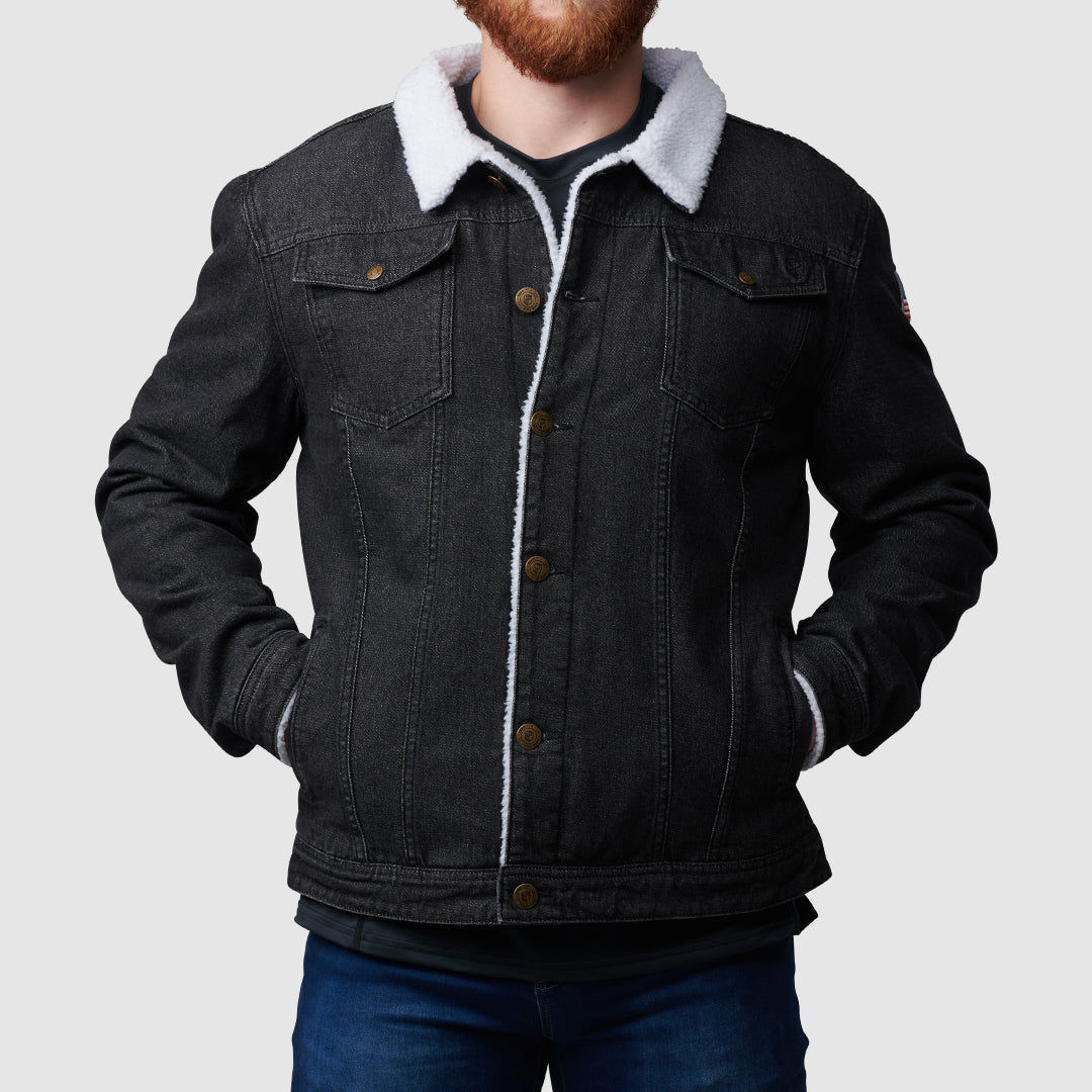 Men's Pioneer Jacket (Black Denim)