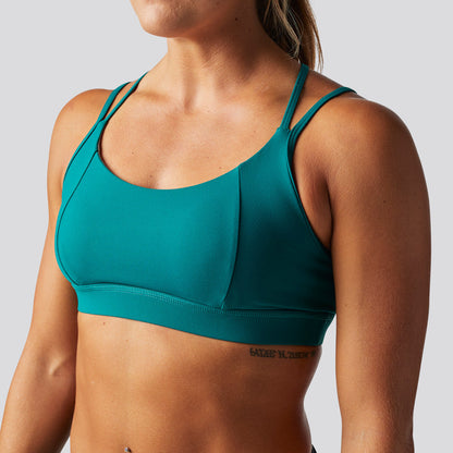 Lotus Sports Bra (Emerald)