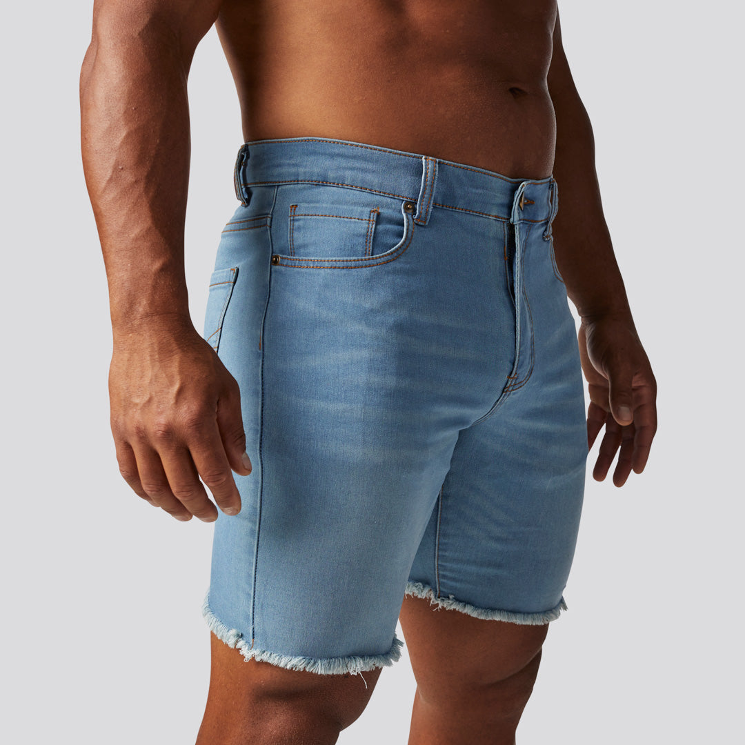 FLEX Stretchy Jort (Denim)
