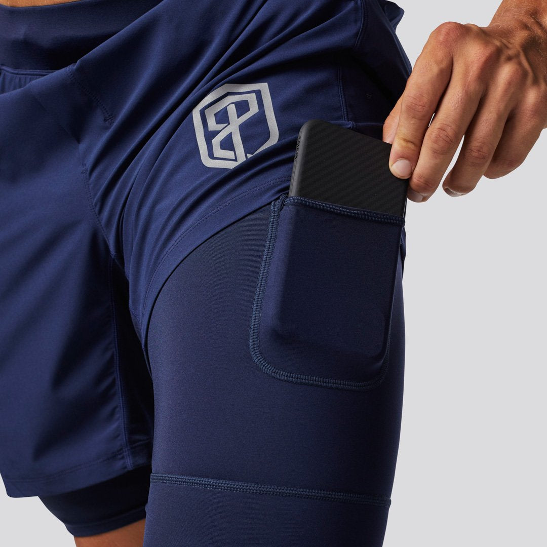Versatile Short w/ Compression (Navy)