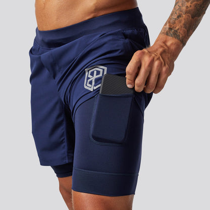 Versatile Short w/ Compression (Navy)