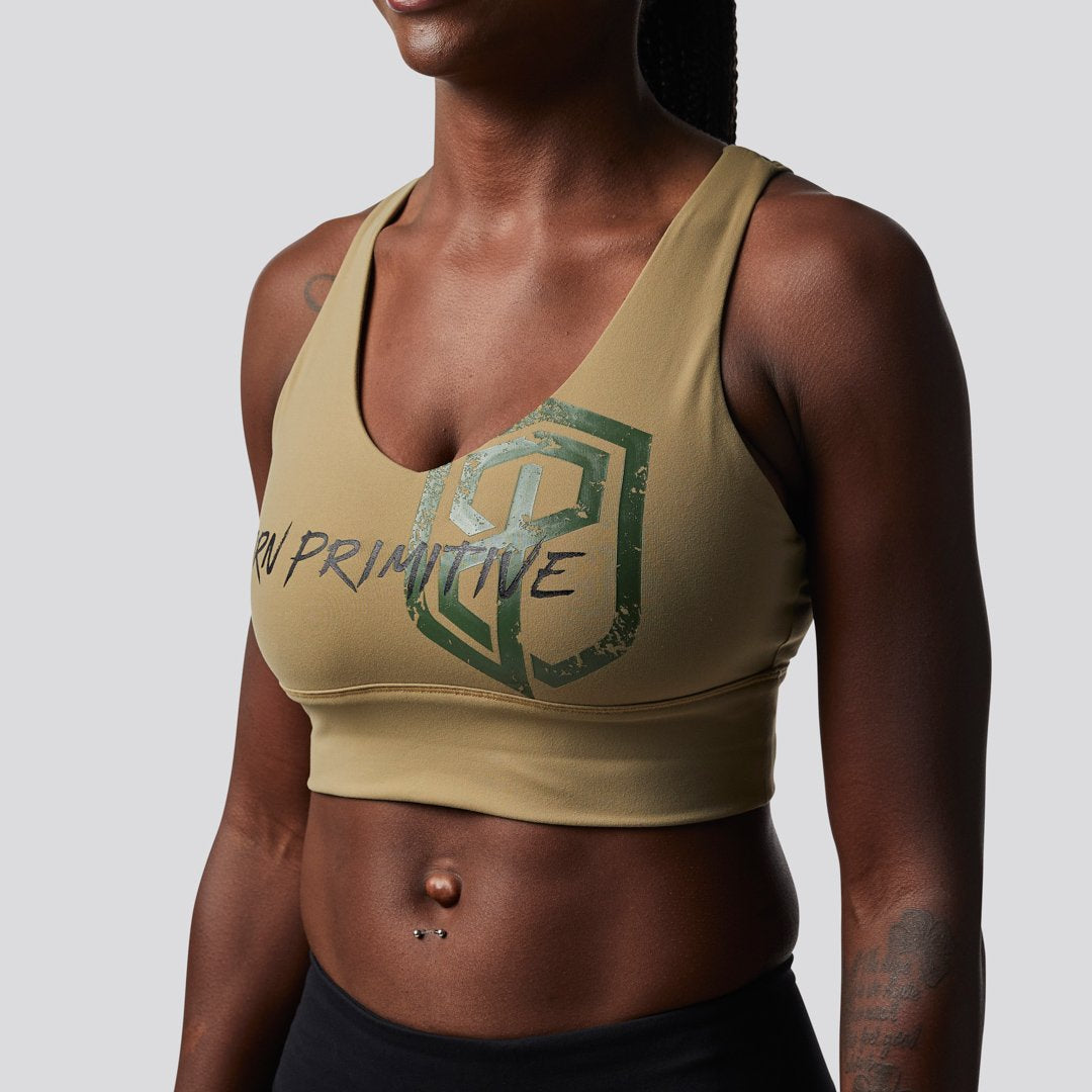 X-Factor Sports Bra (Brand Strength-Olive)
