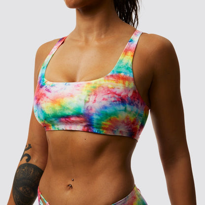 Primitive Bikini Top (Rainbow Tie Dye)