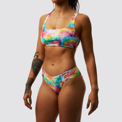 Primitive Bikini Top (Rainbow Tie Dye)