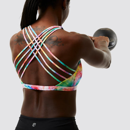 Vitality Sports Bra (Rainbow Tie Dye)