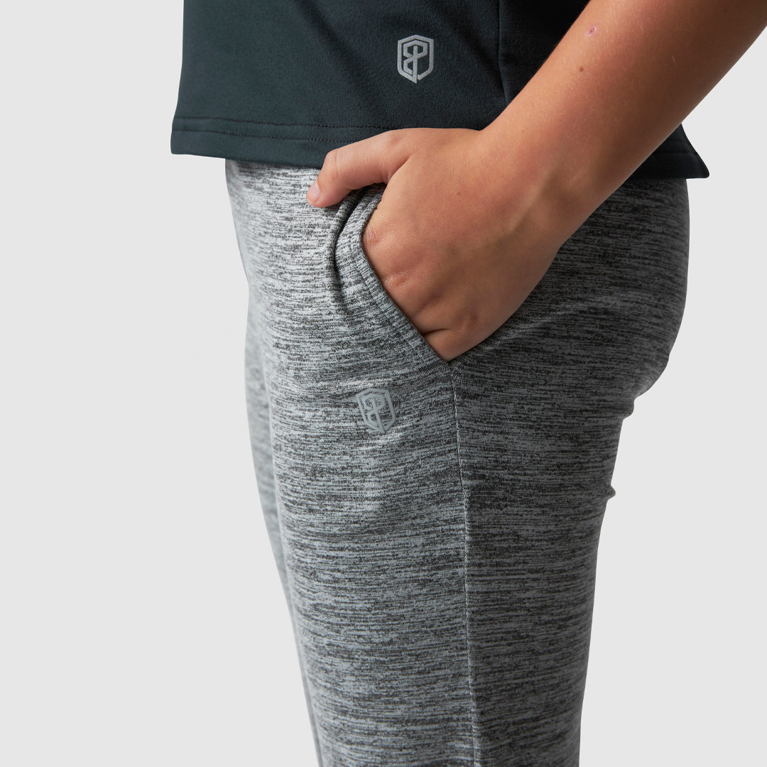 Unisex Kids Rest Day Athleisure Jogger (Heather Grey)