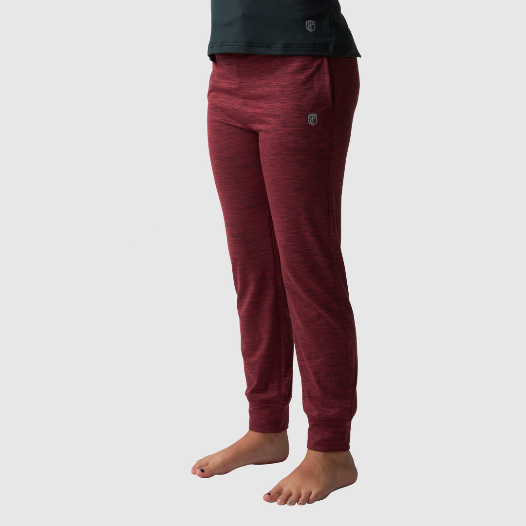 Unisex Kids Rest Day Athleisure Jogger (Maroon)