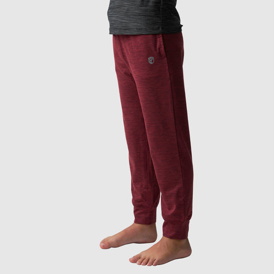 Unisex Kids Rest Day Athleisure Jogger (Maroon)