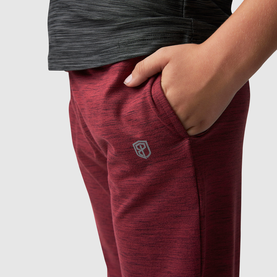 Unisex Kids Rest Day Athleisure Jogger (Maroon)