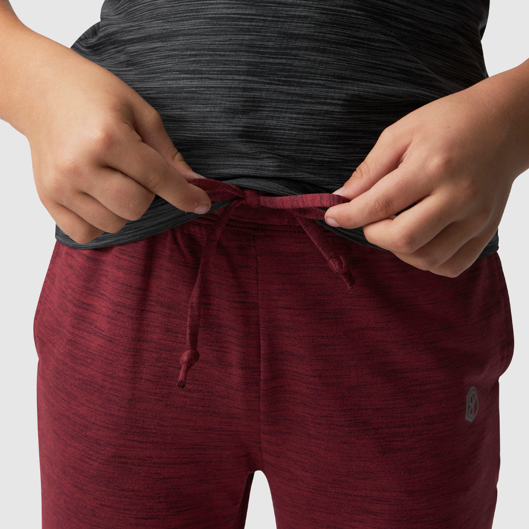 Unisex Kids Rest Day Athleisure Jogger (Maroon)