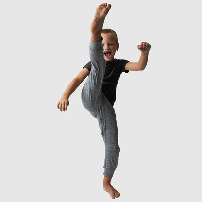 Unisex Kids Rest Day Athleisure Jogger (Heather Grey)