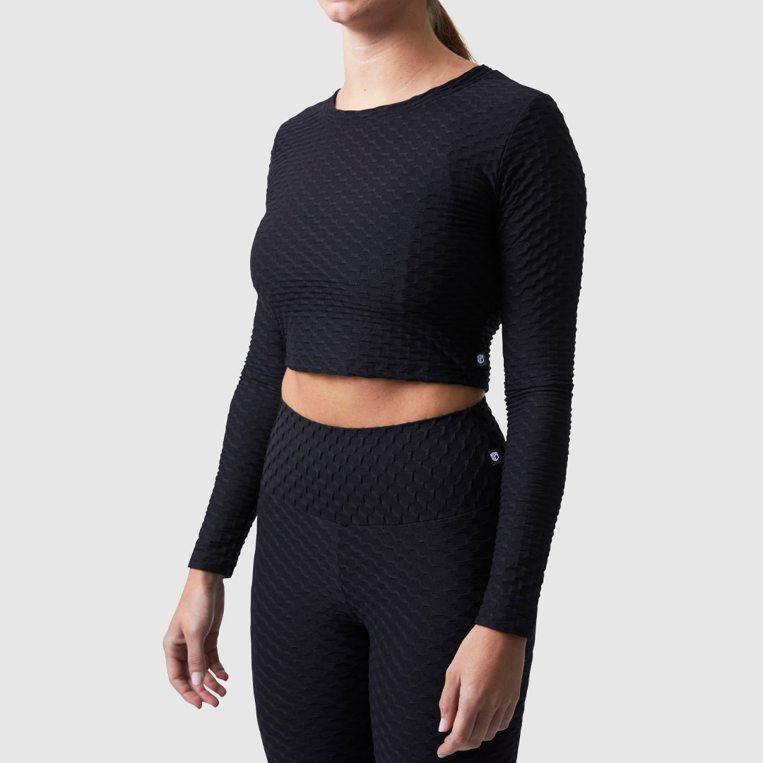 Summit Crop Top (Black)