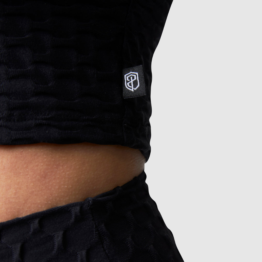 Summit Crop Top (Black)
