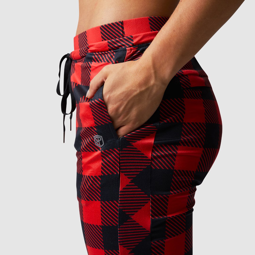 Women's Rest Day Athleisure Jogger (Buffalo Plaid)